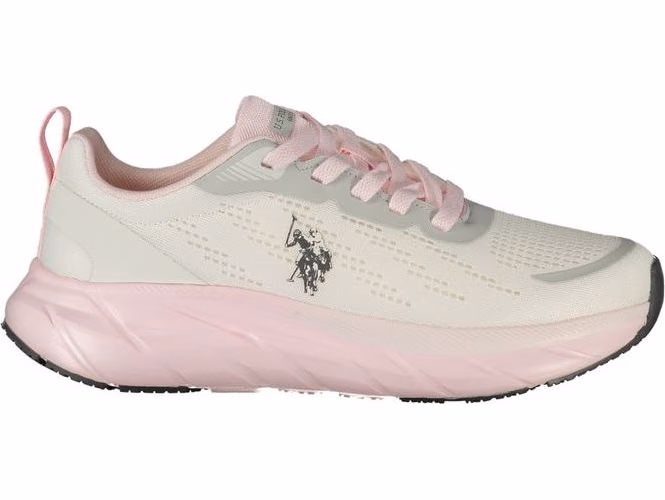 U.S. POLO ASSN. White Polyurethane Women's Sneaker