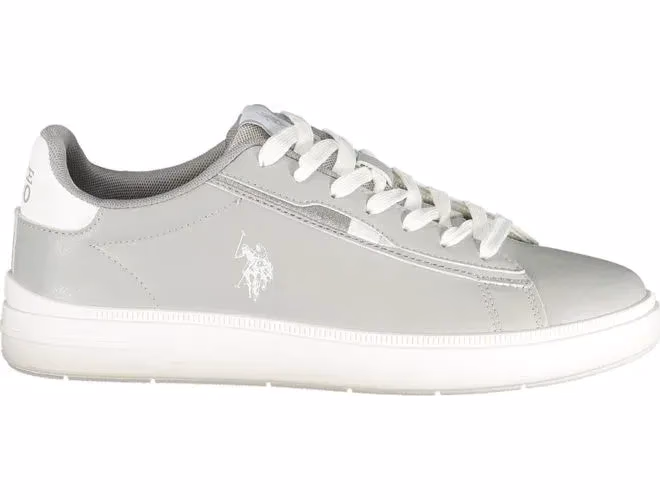 U.S. POLO ASSN. Gray Polyester Men's Sneaker