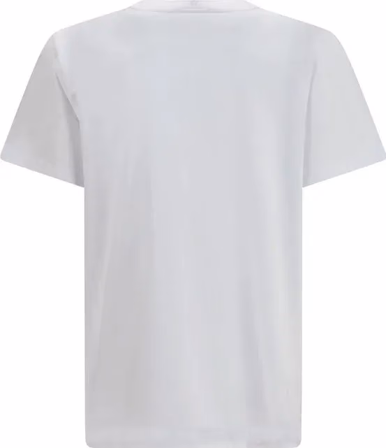 Ganni White Cotton T-Shirt