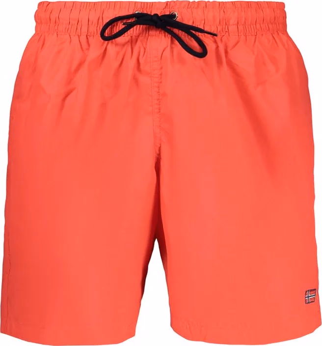 Norway 1963 Red Polyamide Men's Swim Boxer