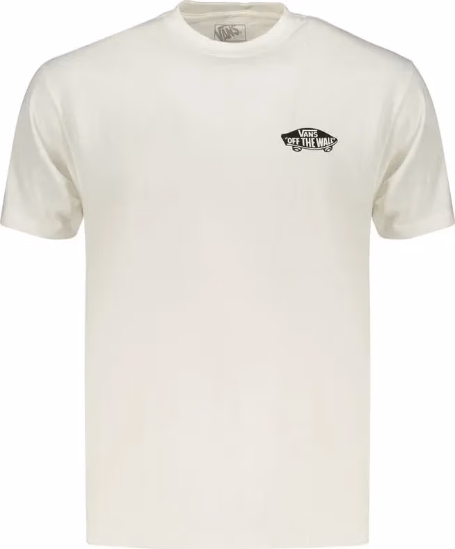 Vans White Cotton Men's T-Shirt