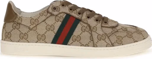 Gucci Beige Polyester Athletic Sneakers