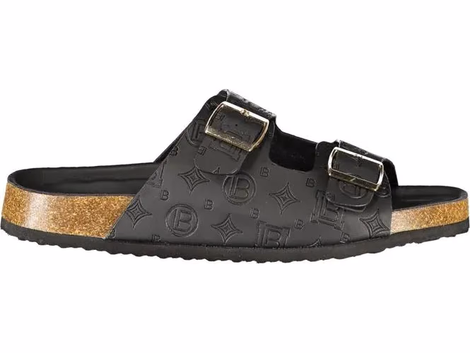 Laura Biagiotti Nero Polyurethane Womens Sandal