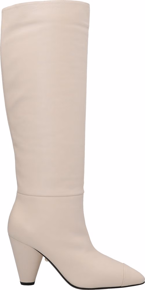 ALEVÌ White Leather Over The Knee