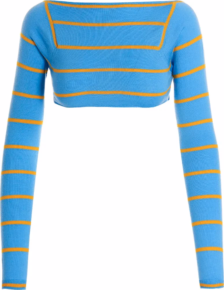 Emilio Pucci Blue Wool Cardigan