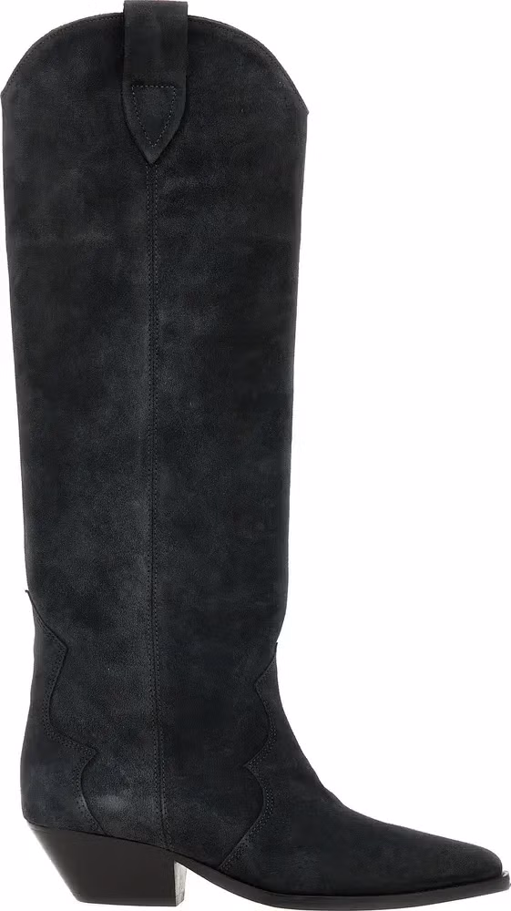 Isabel Marant Black Calfskin Chelsea Boots