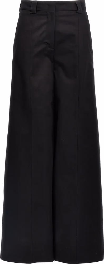 THELATEST Black Cotton Casual Pants