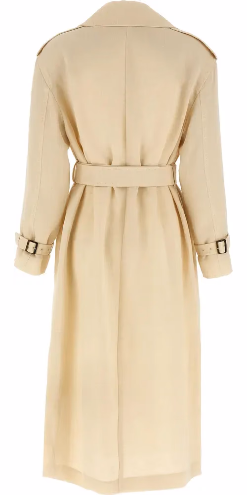 Max Mara Beige Flax Coat