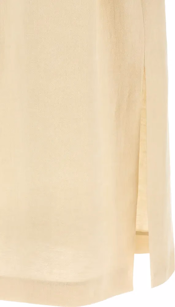 Max Mara Beige Flax Coat