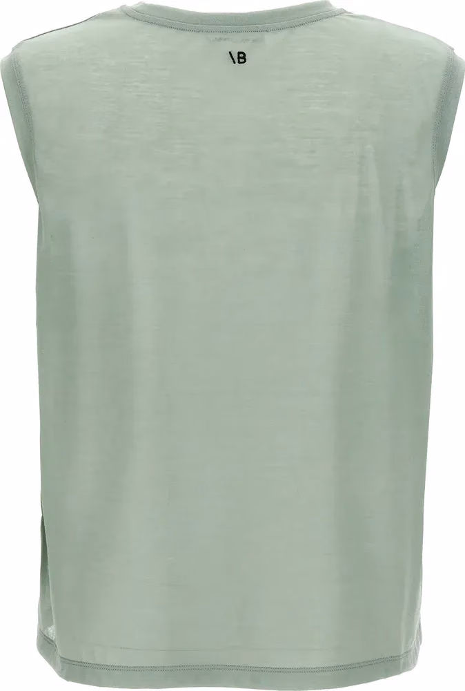 Victoria Beckham Bicolor Cotton Sleeveles T-Shirt
