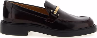 Bordeaux Calfskin Slip-On Loafers