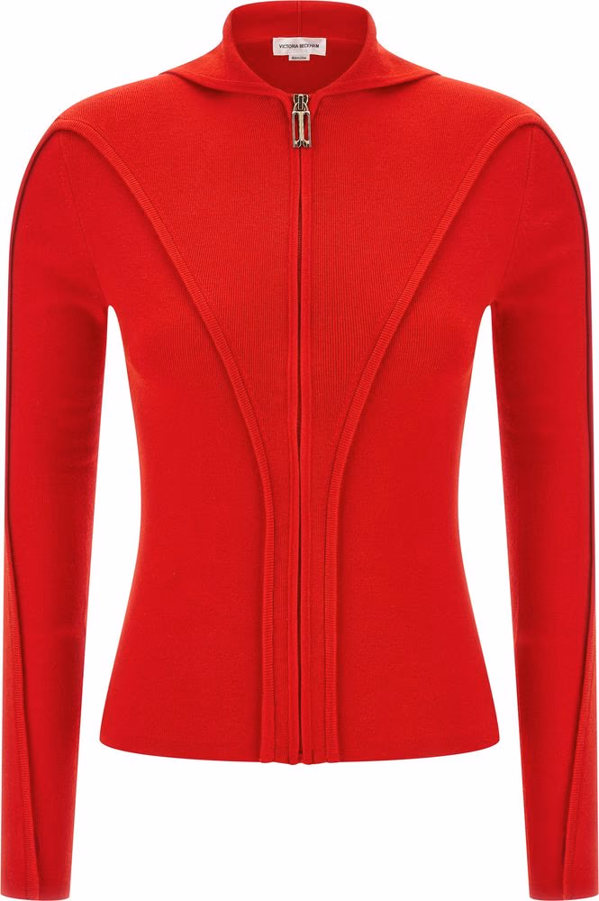 Victoria Beckham Multicolor Wool Cardigan