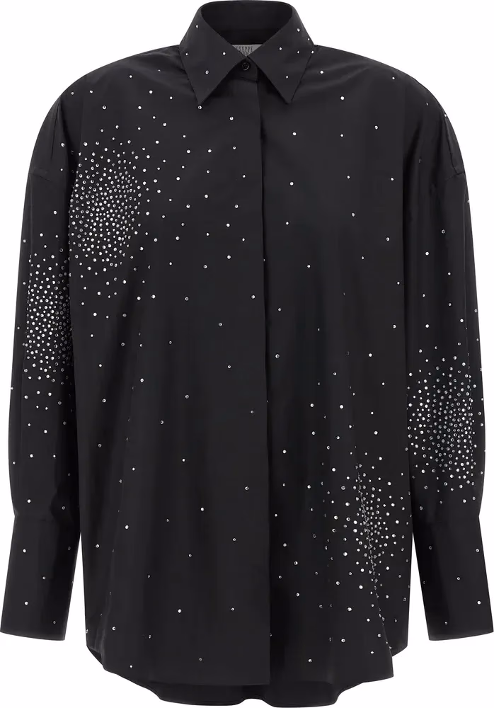 Giuseppe Di Morabito Black Cotton Blouse