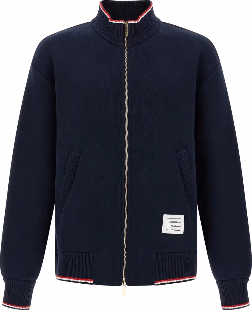 Thom Browne Blue Cotton Sweatshirt