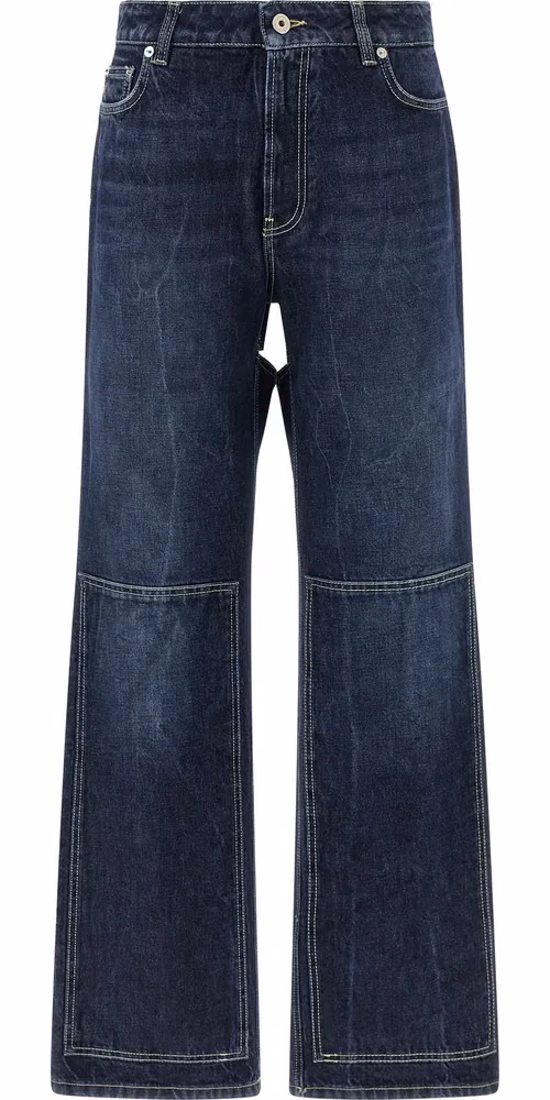 Jean Paul Gaultier Blue Cotton Jeans Denim