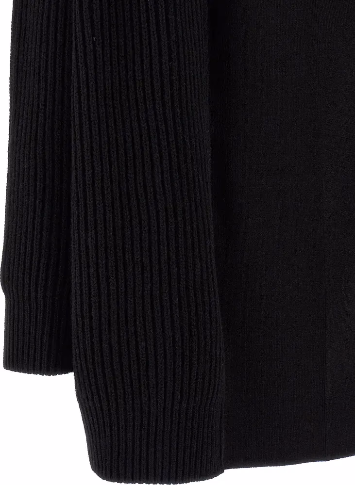 MM6 Maison Margiela Black Wool Short Dress