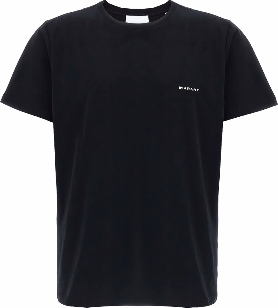 Isabel Marant Black Cotton T-Shirt