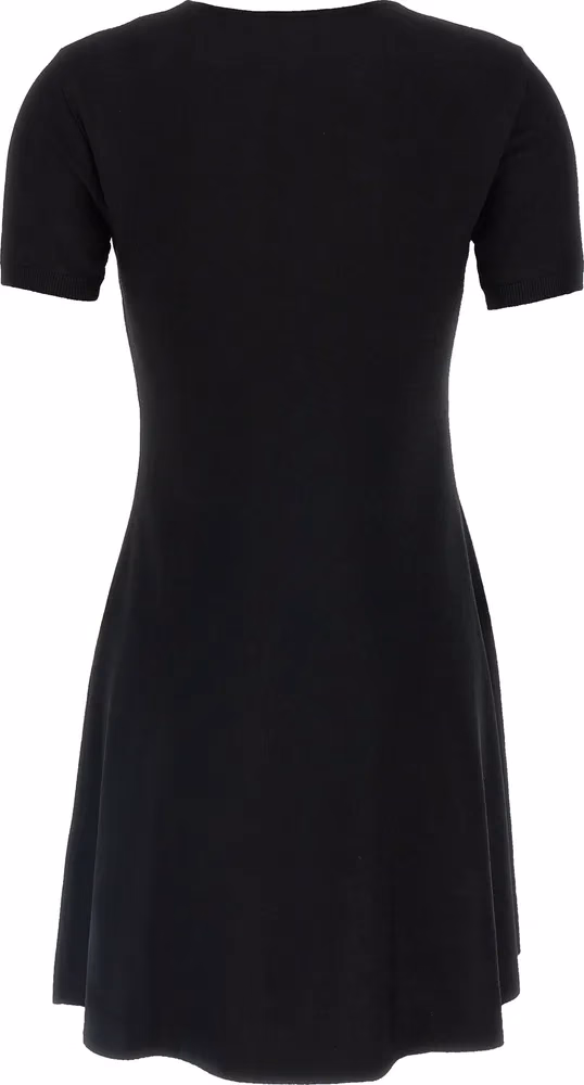 Valentino Garavani Black Viscose Short Dress