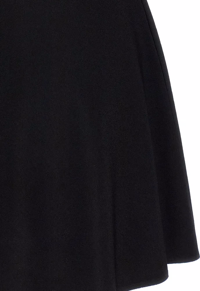 Valentino Garavani Black Viscose Short Dress