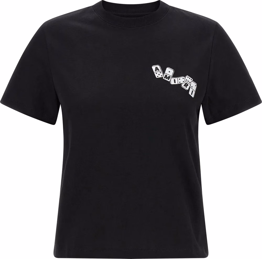 Amiri Black Cotton T-Shirt