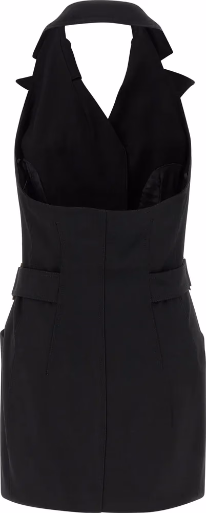 Elisabetta Franchi Black Viscose Short Dress