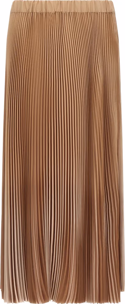 Fabiana Filippi Beige Polyester Midi Skirt