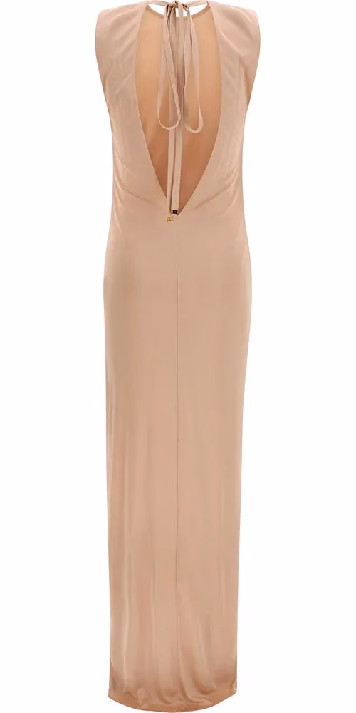 Elisabetta Franchi Multicolor Viscose Long Dress