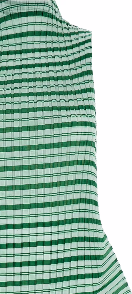 Issey Miyake Bicolor Polyester Long Dress