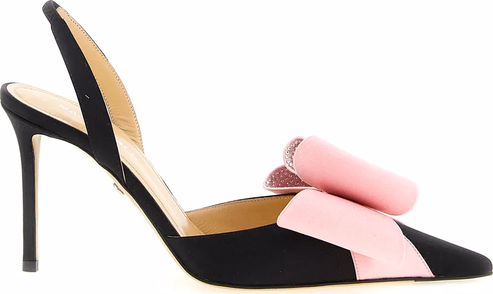 MACH & MACH Multicolor Satin High Heel Pumps