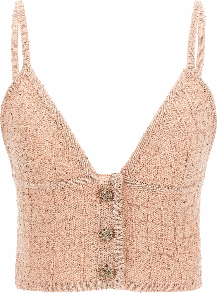 Alessandra Rich Multicolor Polyester Tank Tops