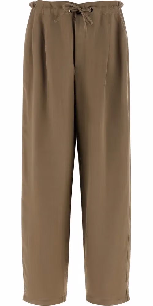 Brunello Cucinelli Beige Viscose Casual Pants