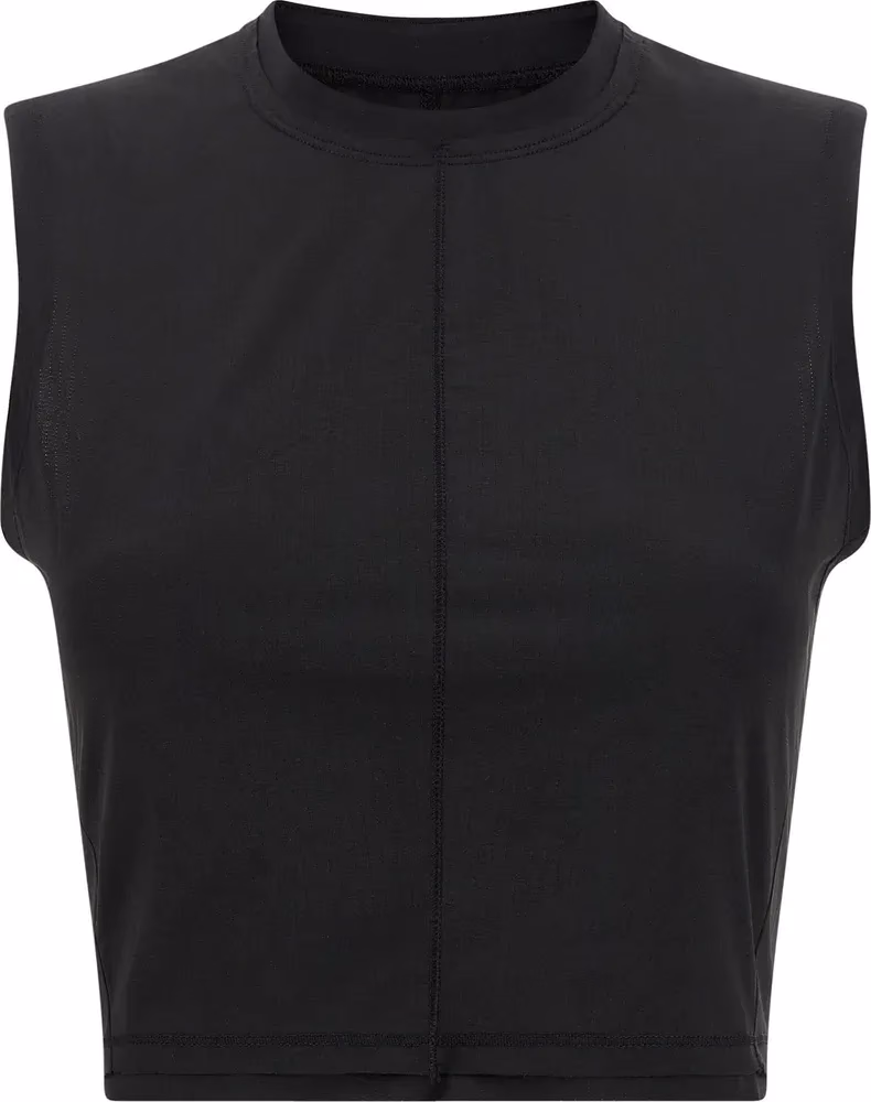 Y-3 Black Polyester Sport Bra