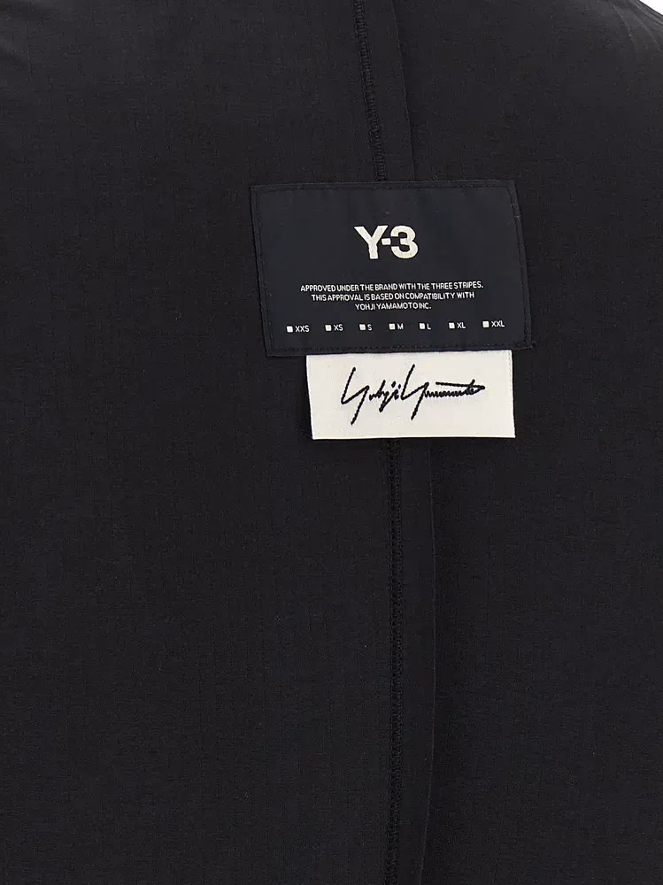 Y-3 Black Polyester Sport Bra