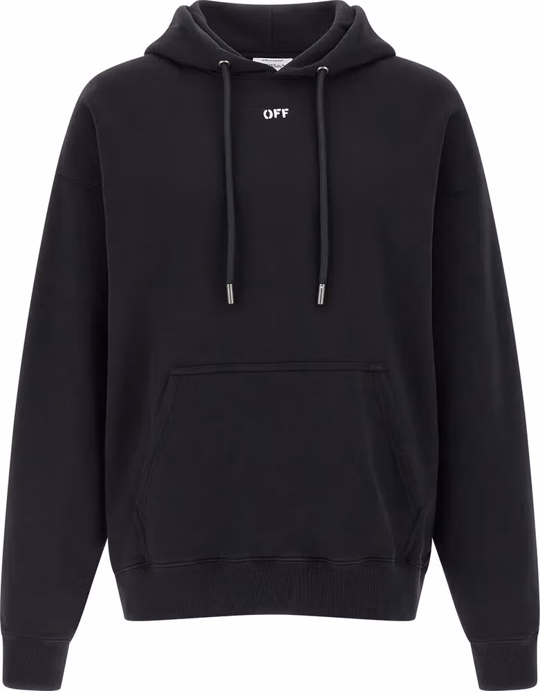 Off-White Black Cotton Sweatshirt
