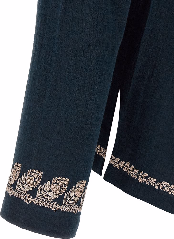 Isabel Marant Blue Cotton Blouse