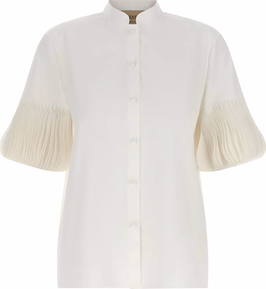 Valentino Garavani White Cotton Blouse