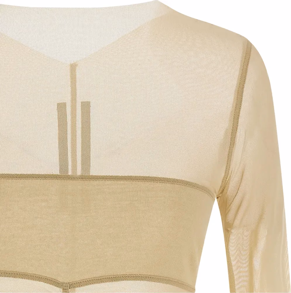 Rick Owens Beige Nylon Shirt
