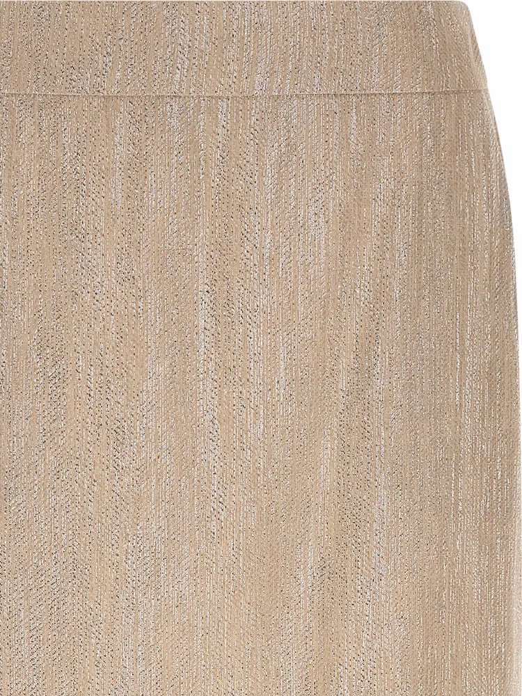 Peserico Beige Viscose Midi Skirt