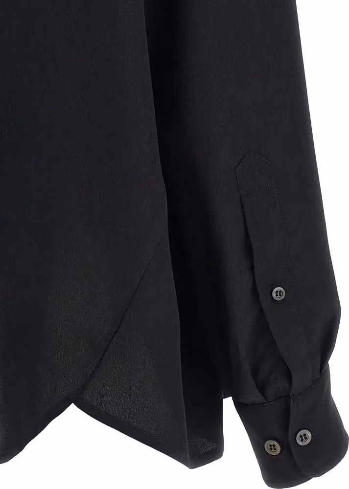 Dries Van Noten Black Polyester Blouse