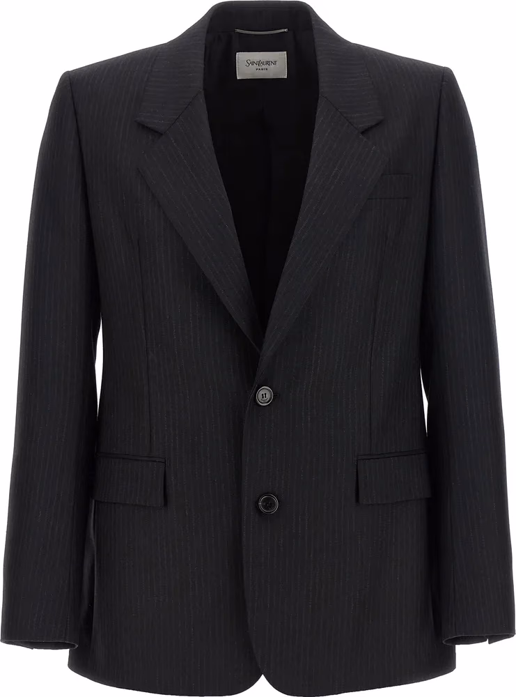 Saint Laurent Black Wool Blazer