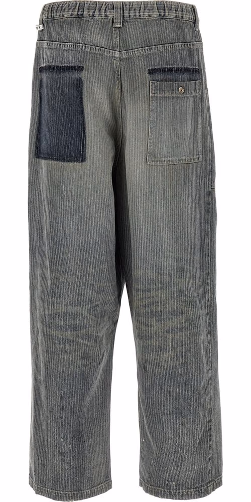 Maison Mihara Yasuhiro Blue Cotton Tapered Jeans