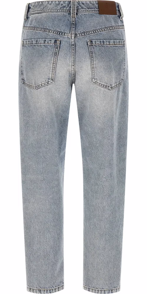 Brunello Cucinelli Blue Cotton Tapered Jeans