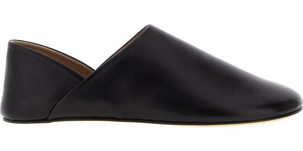 J.W.Anderson Black Lamb Leather Mules