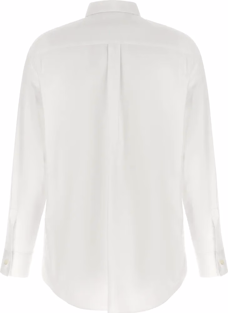 Comme Des Garçons White Cotton Blouse