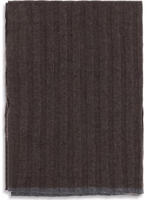 Brunello Cucinelli Brown Cashmere Scarf