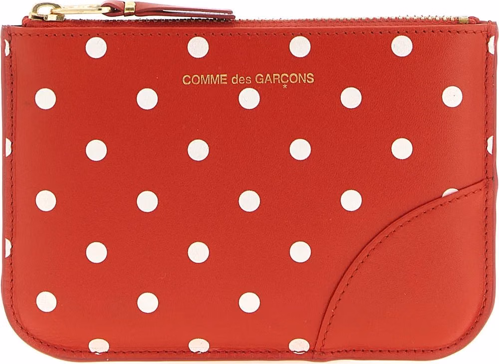 Comme Des Garçons Multicolor Calfskin Cardholder