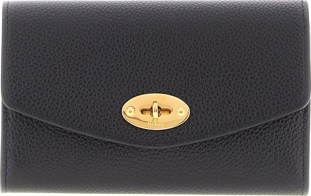 Mulberry Black Bovine Leather Cardholder