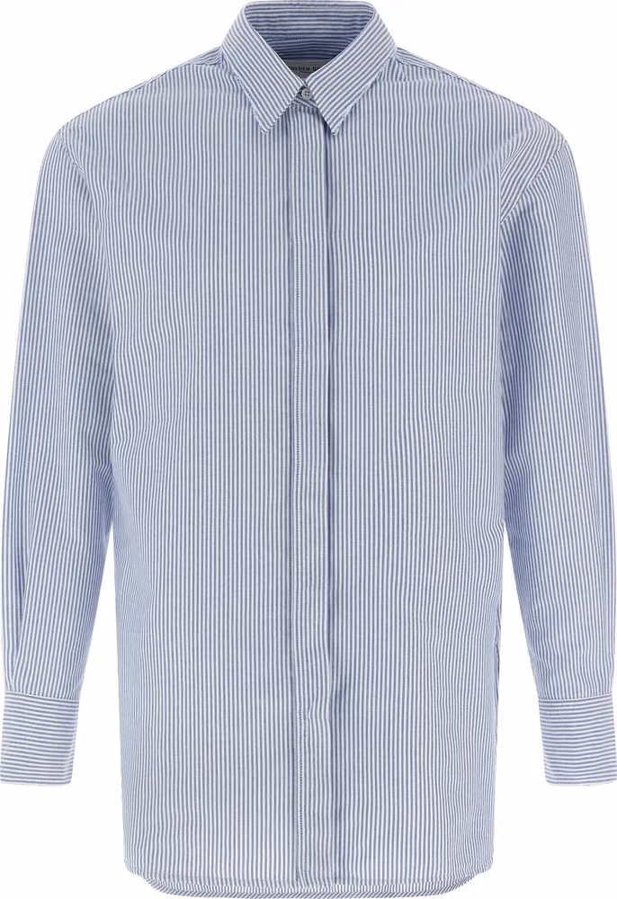 Golden Goose Blue Cotton Blouse