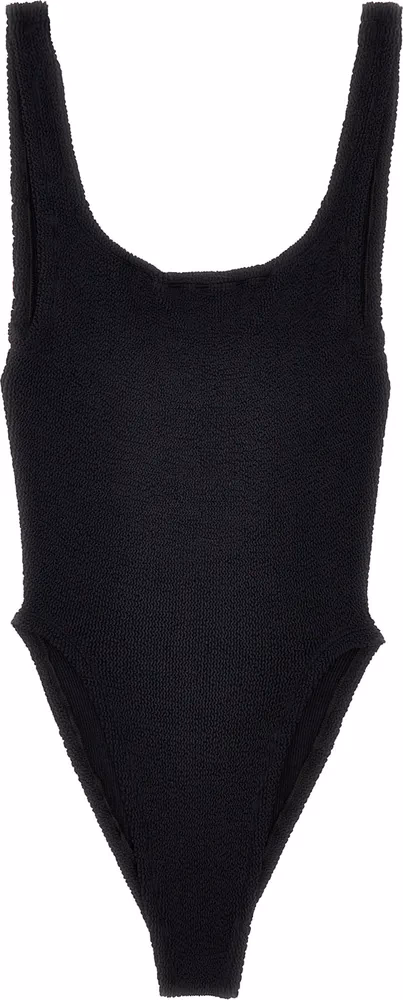 Hunza G Black Polyamide One-Piece Swimsuit