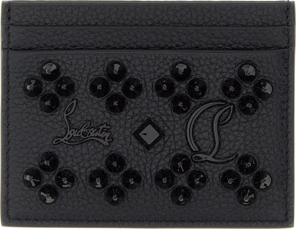 Christian Louboutin Black Calfskin Cardholder